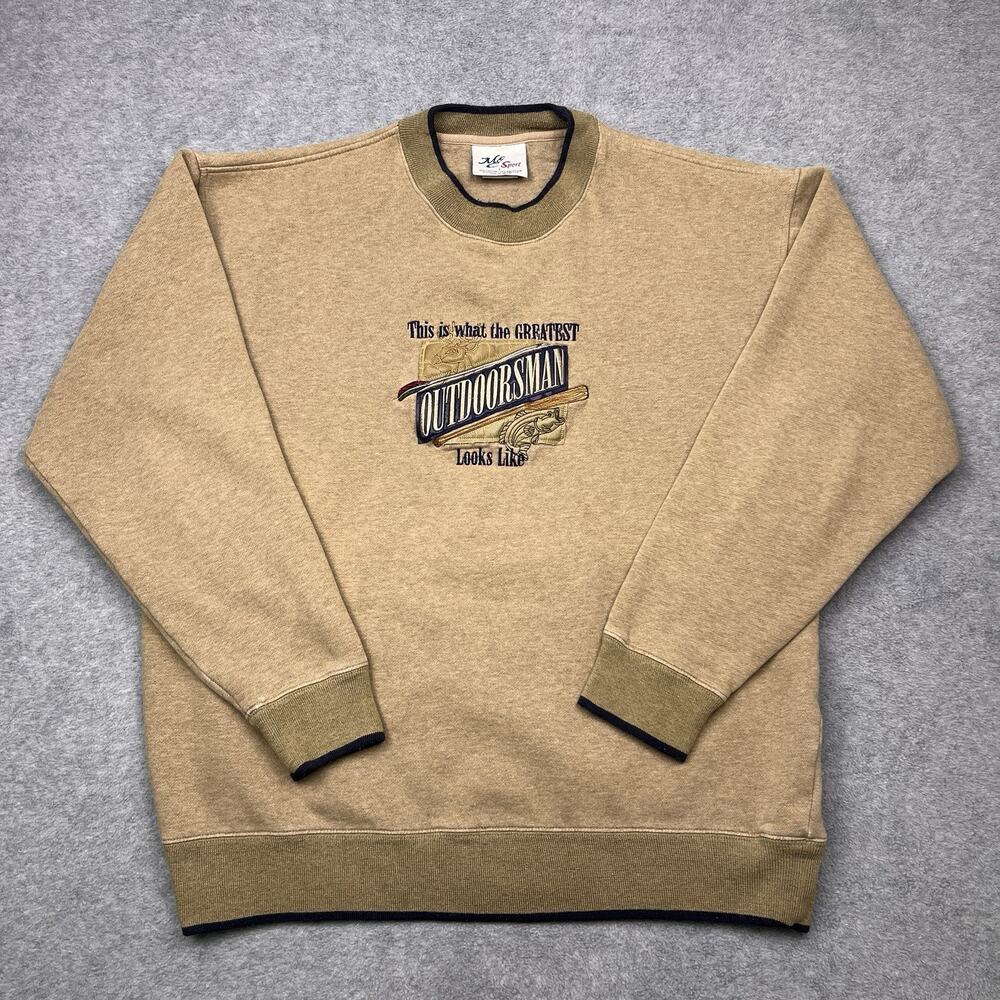 MC Sport sweatshirt brown‎ outdoor sportsman size large